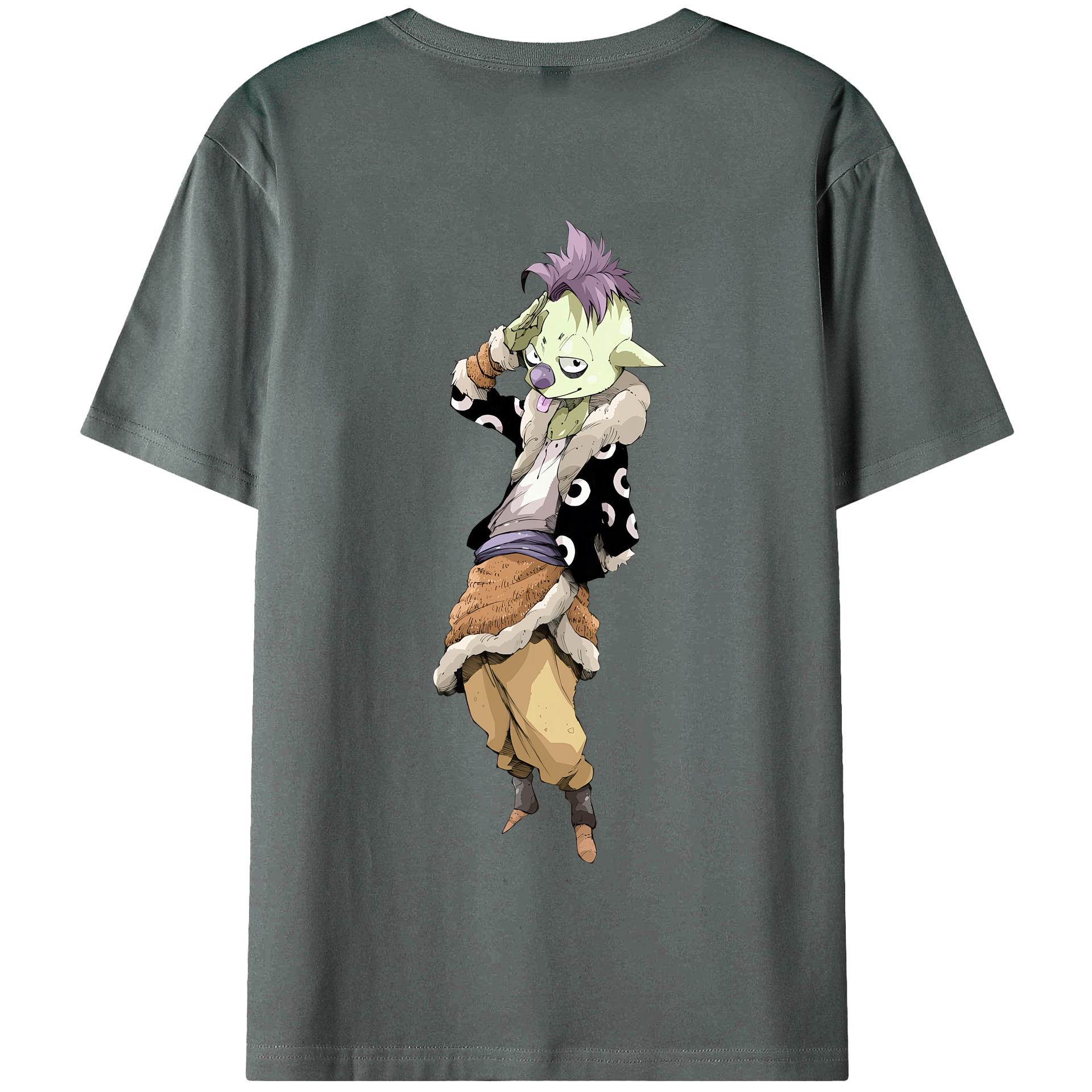 （画像用） 転スラ Regarding Reincarnated to Slime 綿100％半袖Tシャツ（背面プリント）